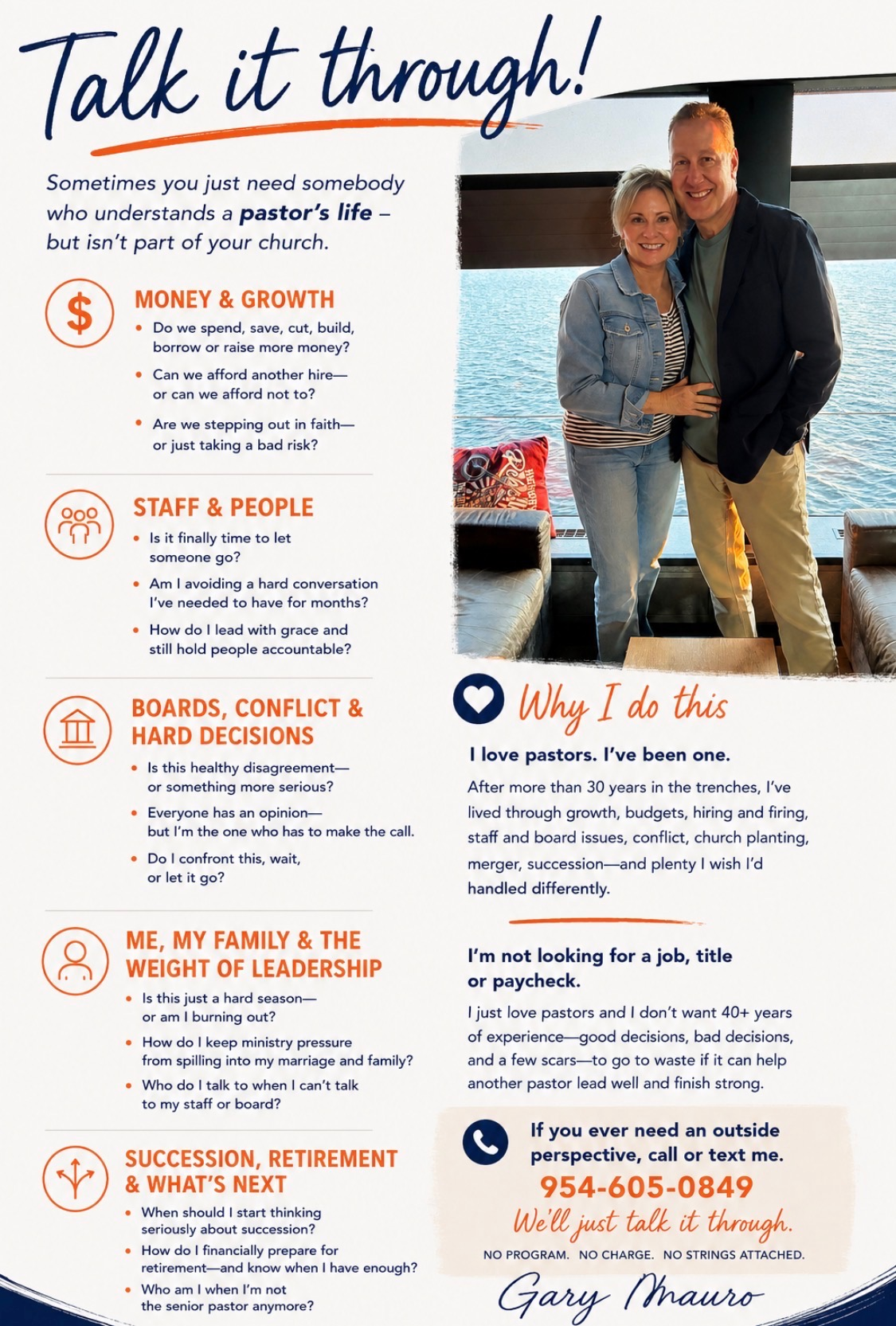 Gary Mauro — photo from his coaching flyer